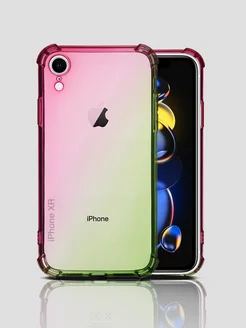 Чехол на Apple iPhone XR прозрачный градиент