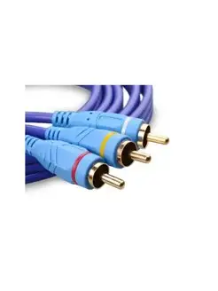 Кабель композитный AV-тюльпан 3RCA-3RCA 3 метра