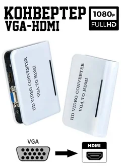 Конвертер видеосигнала VGA HDMI с блоком