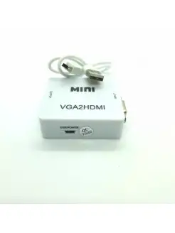 Конвертер видео VGA-HDMI c USB, из VGA в HDMI