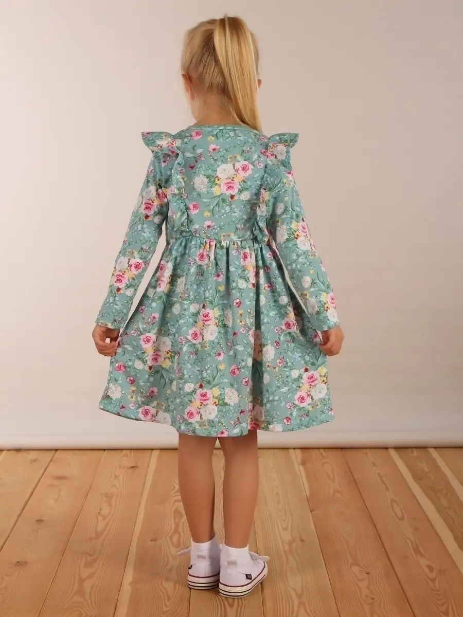 Фасоны и модели модных платьев для девочек 2-3 лет