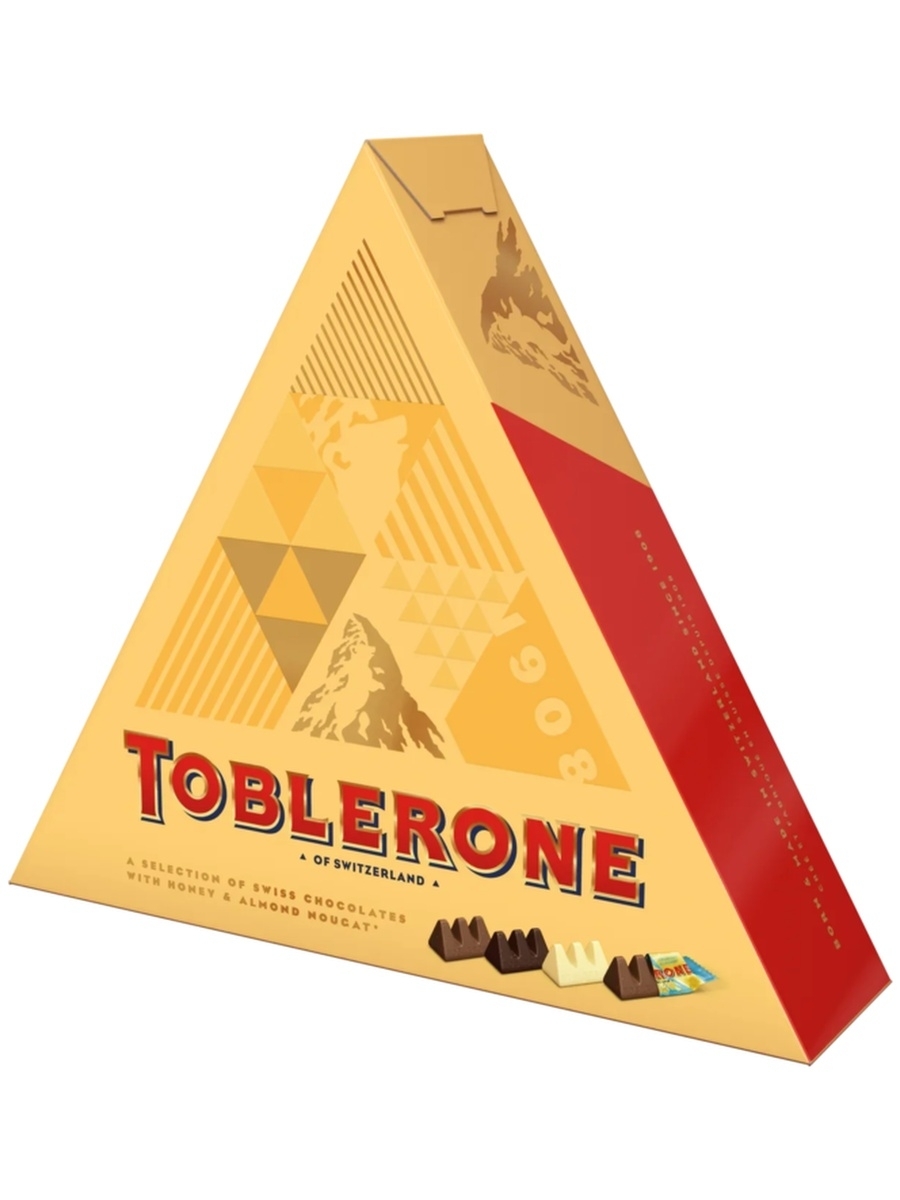 Toblerone подарочный набор швейцарского шоколада 120г 1*7