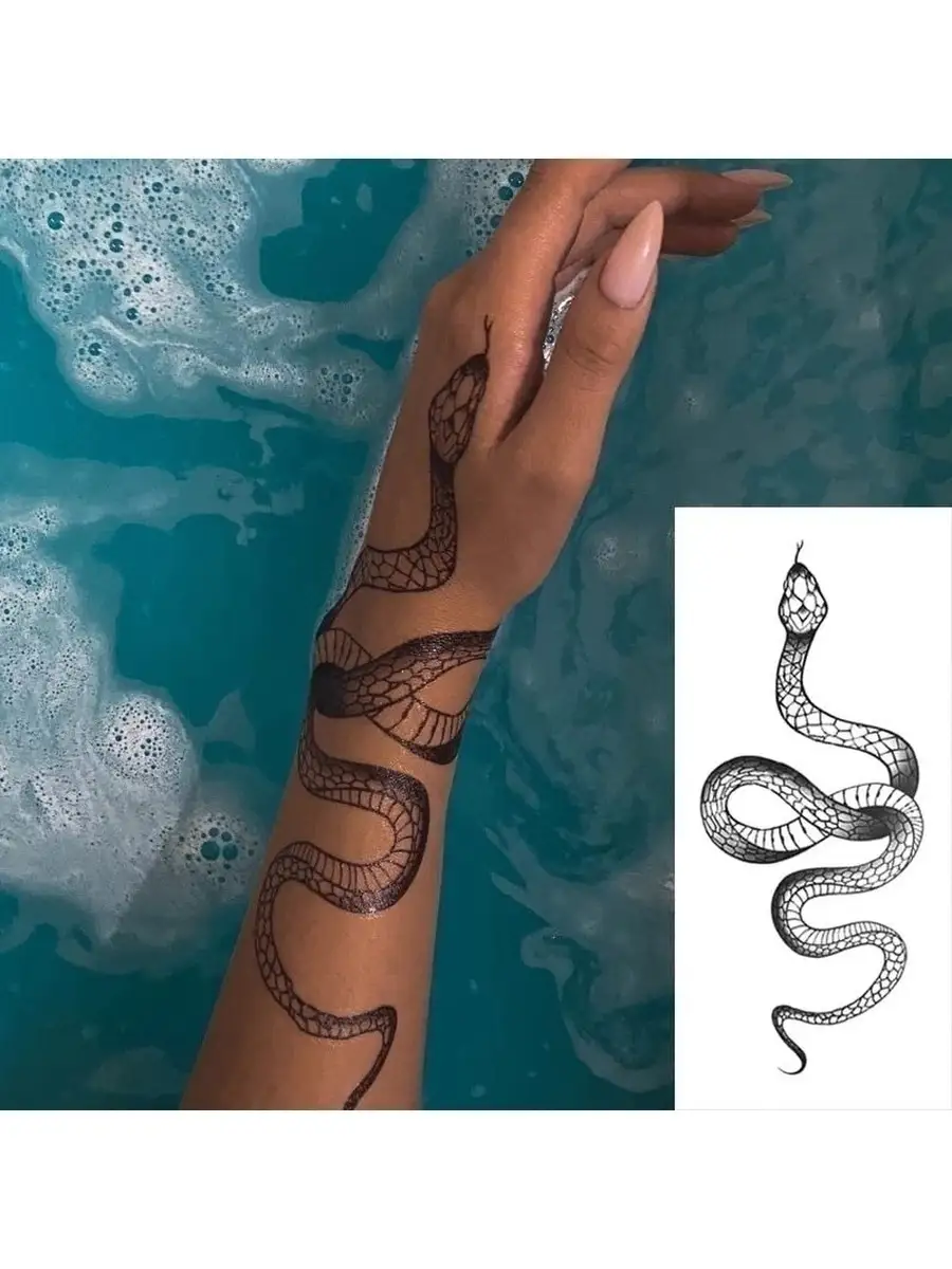 Значение татуировки змея – хитрость, интрига и мощь!