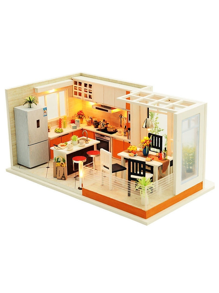 Spilay Dollhouse Miniature with Furniture