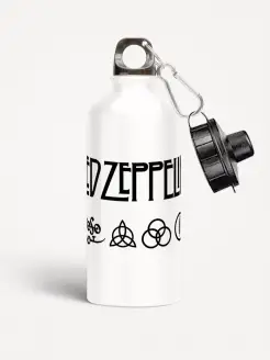 Бутылка спортивная "Led Zeppelin. Металл, рок"