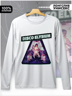 Лонгслив унисекс Disco Elysium Диско Элизиум Гаррье