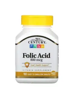 Фолиевая кислота Folic Acid 800 мкг